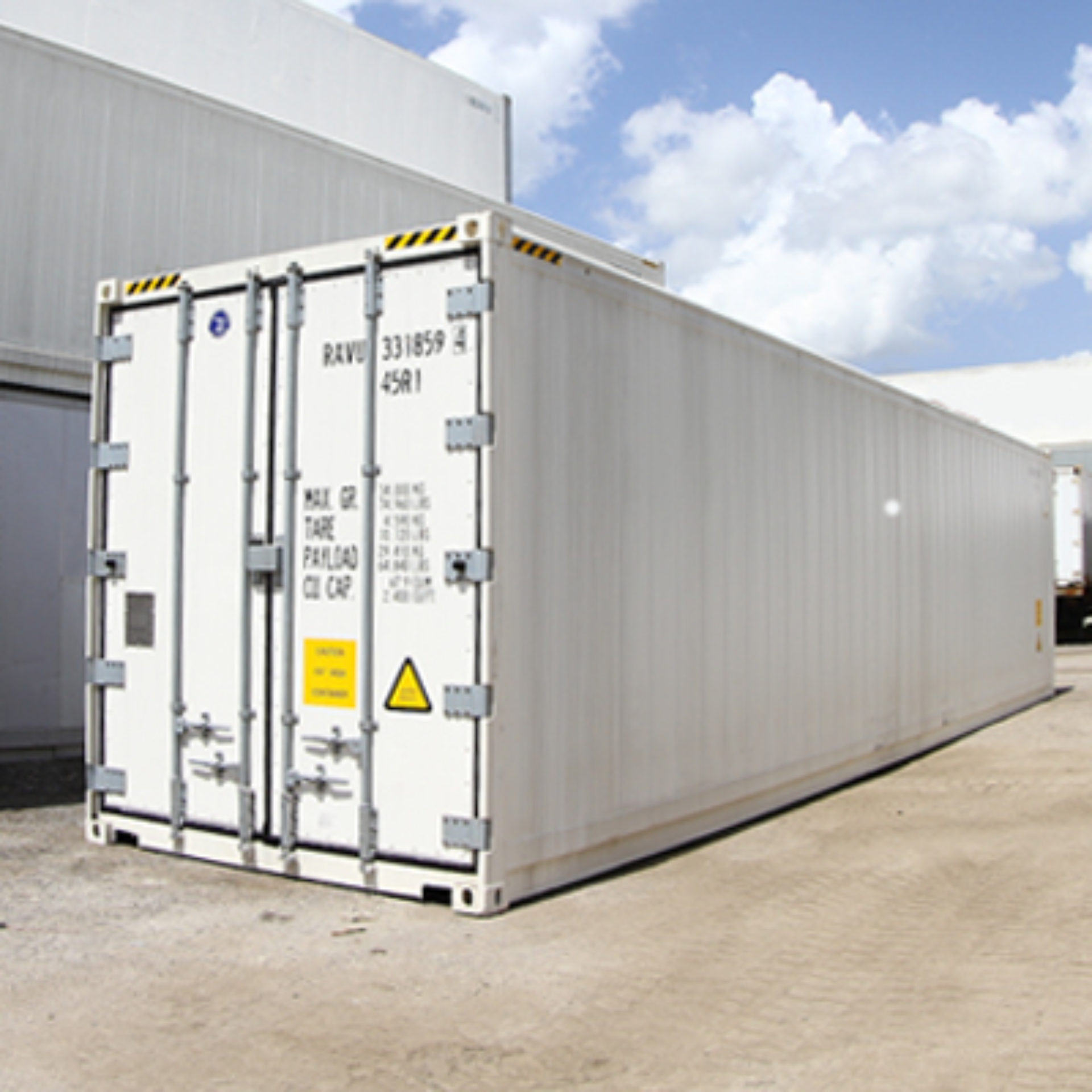 10' Refrigerated Container (SUPER FREEZER) - RAVA Group Container Services