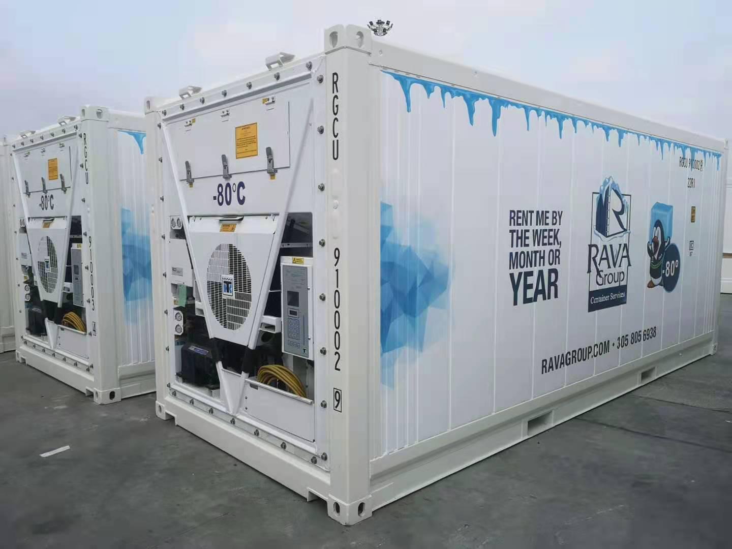 20′ Refrigerated Container (-80 c for covid vaccine)