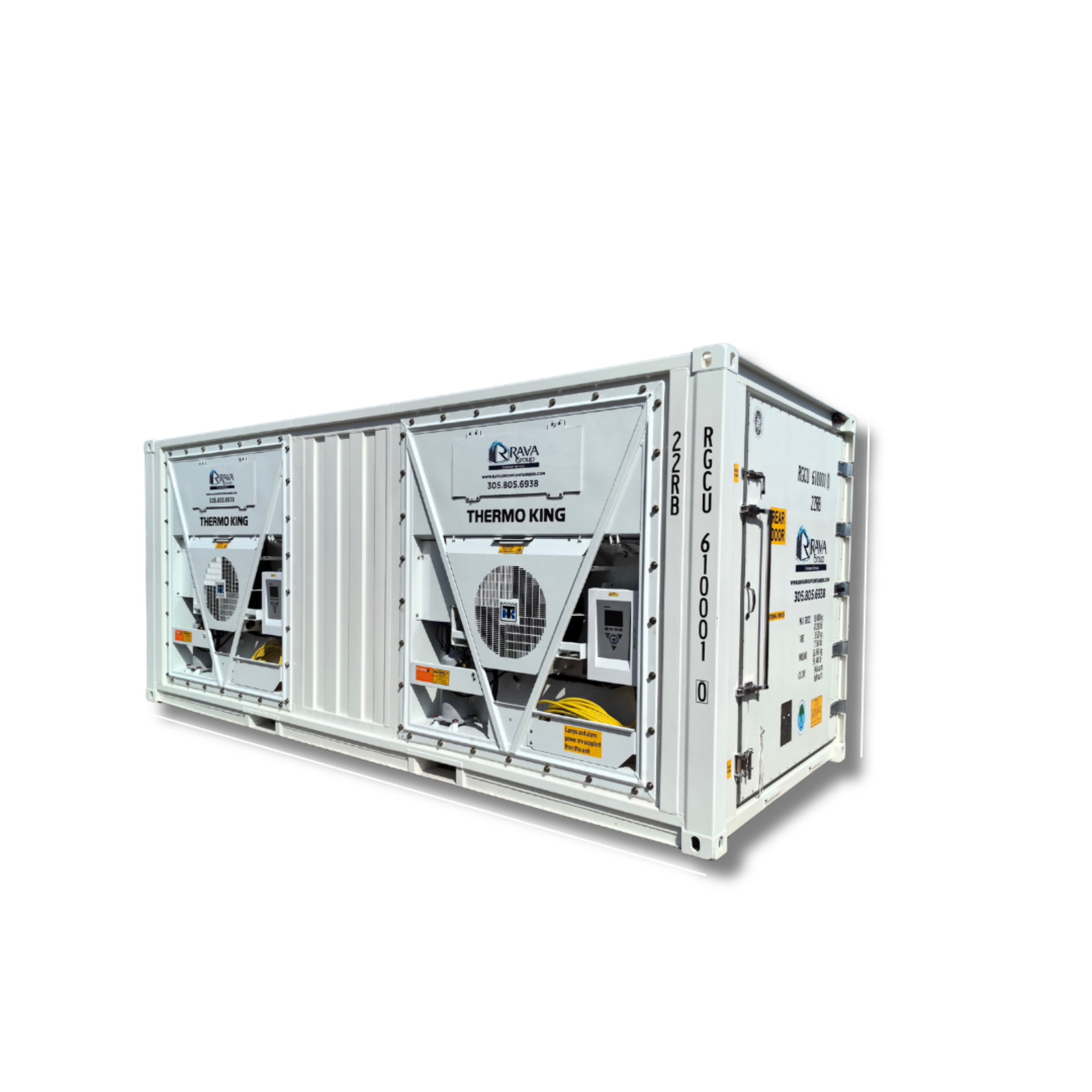 20' HC Blast Freezer Refrigerated Container | RAVA Group